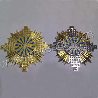 Casting Alloy Medallion With Dual Plating