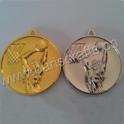 Cheap 3D Zinc Alloy Sport Basketball Medal
