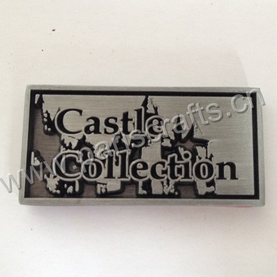 Antique Rectangular Customized Metal Plate