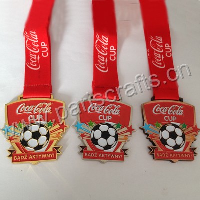 Coco-Cola Color Filled Medals