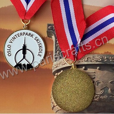 Hard Enamel Round Medals With Lanyards