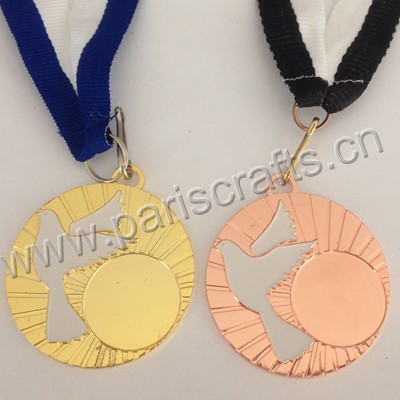 Hard Enamel Round Medals With Lanyards