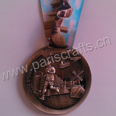 Custom Antique Bronze Medals 