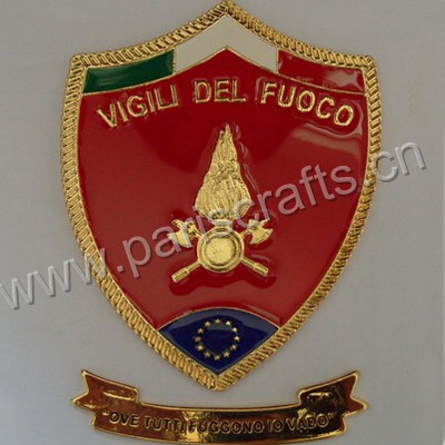 Custom 3D Metal Painted Military Medals For Shield