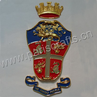 Custom 3D Metal Painted Military Medals For Shield