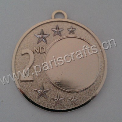 Gold Silver Bronze Blank Medals With Numbers
