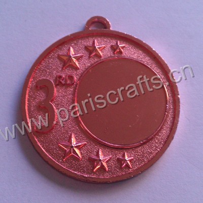 Gold Silver Bronze Blank Medals With Numbers