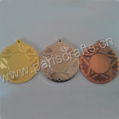 Fashion Design Zinc Alloy Blank Medal Manufacturer