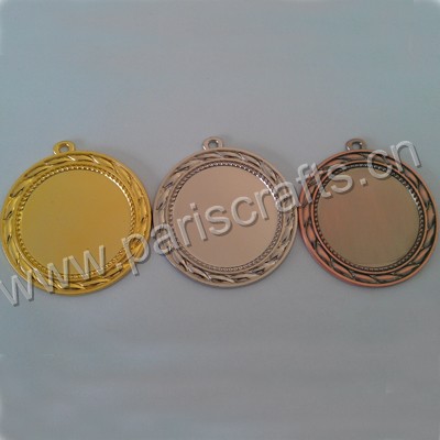 Fashion Design Zinc Alloy Blank Medal Manufacturer