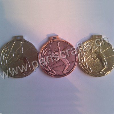 Die Casting 3D Badminton Medals 