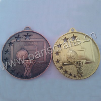 Cheap 3D Zinc Alloy Sport Basketball Medal
