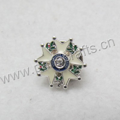 Custom Glass Paint Pin Badges For Police