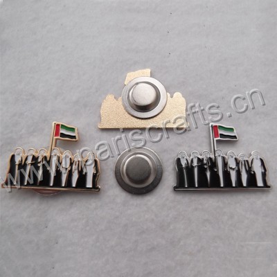 Enamel Lapel Pin Badge For UAE National Day 